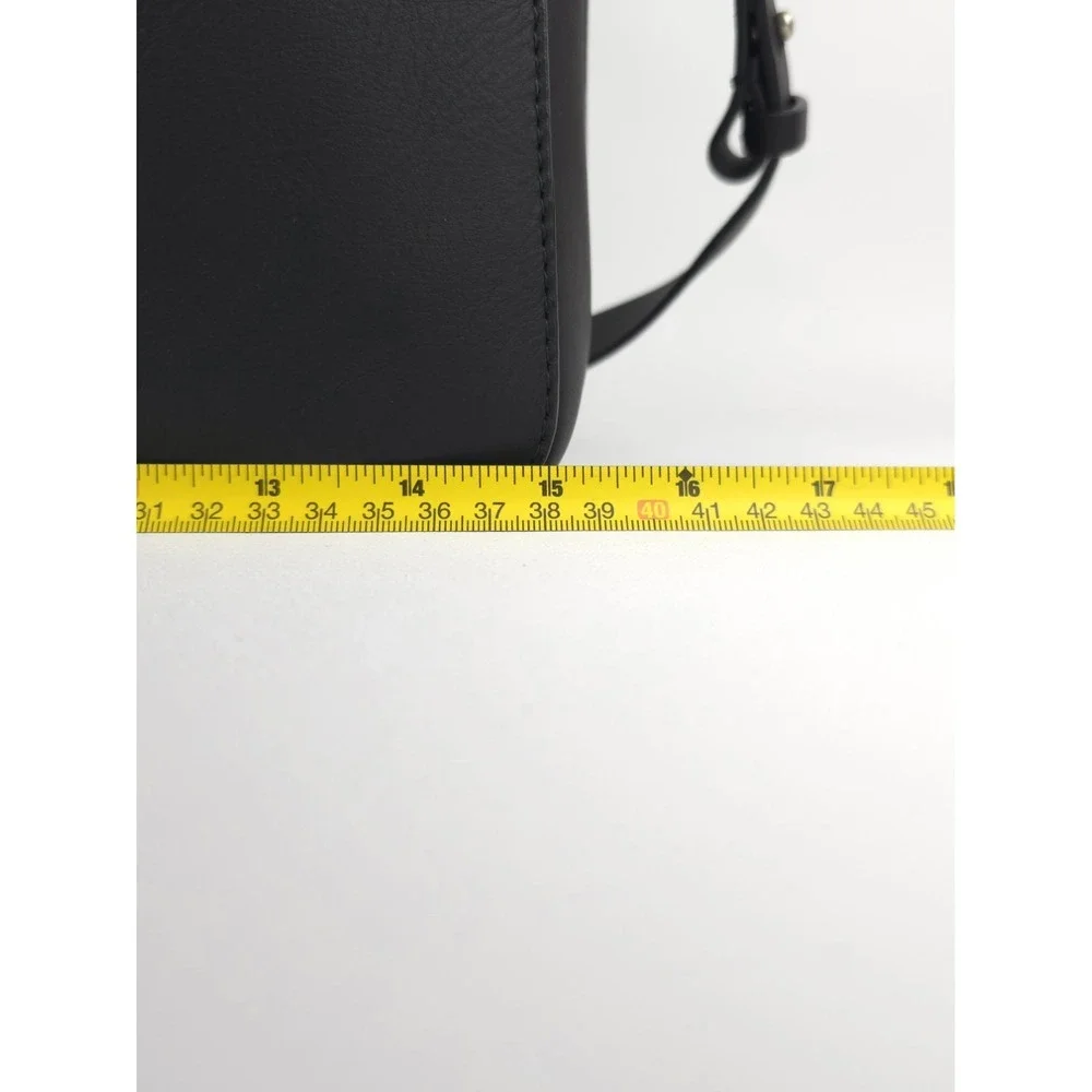 BONASTRE Leather Briefcase Shoulder Bag Black Made In Spain
